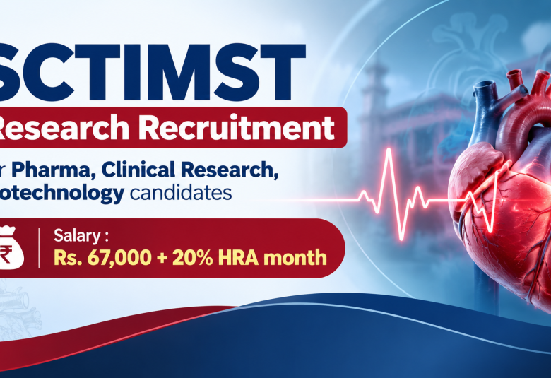 SCTIMST Research Recruitment for Pharma, Clinical Research, Biotechnology candidates