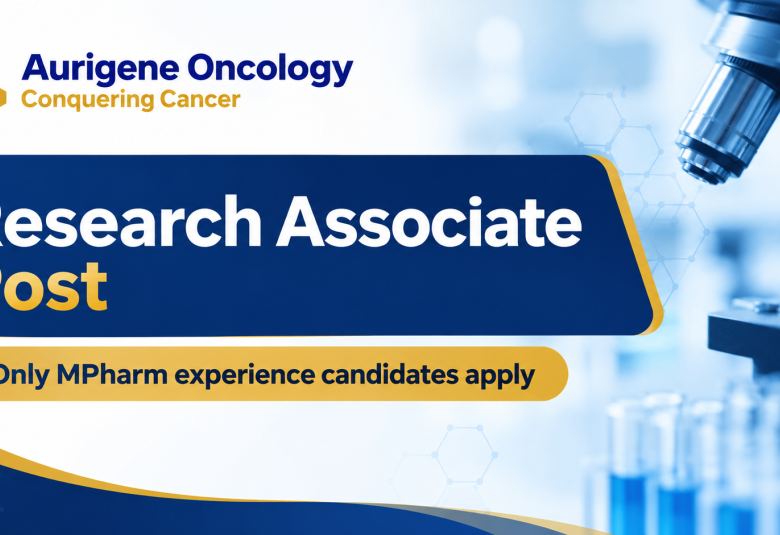Vacancy for Research Associate at Aurigene Oncology
