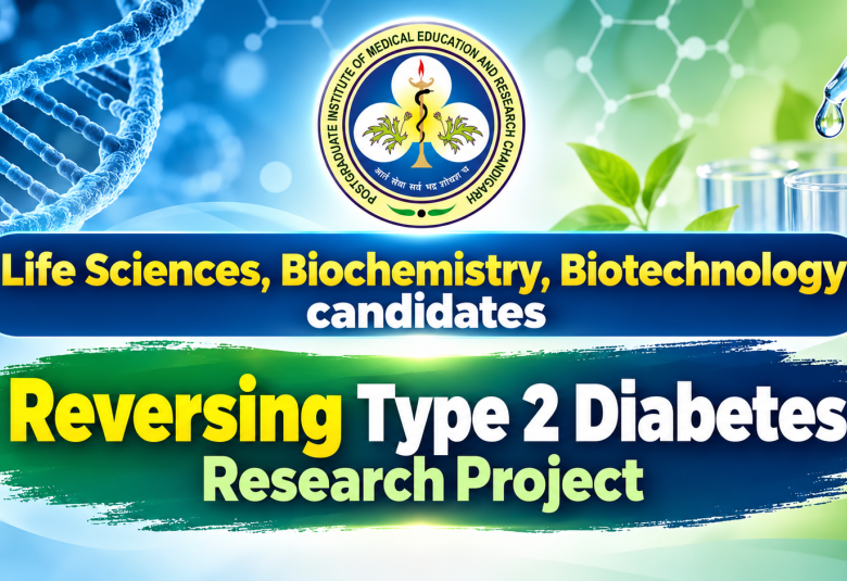 Advertisement for Life Sciences, Biochemistry, Biotechnology candidates at PGIMER