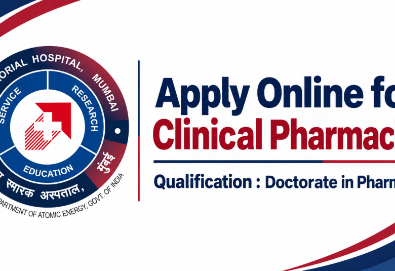 Apply Online for Clinical Pharmacist at Tata Memorial Hospital