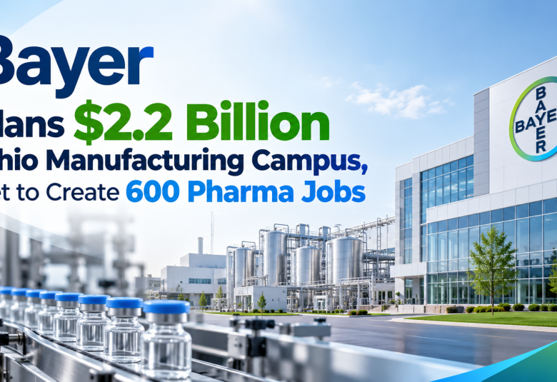 Bayer Plans 2.2 Billion USD Ohio Manufacturing Campus, Set to Create 600 Pharma Jobs
