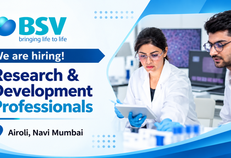 Bharat Serums and Vaccines Limited Hiring Research & Development Professionals