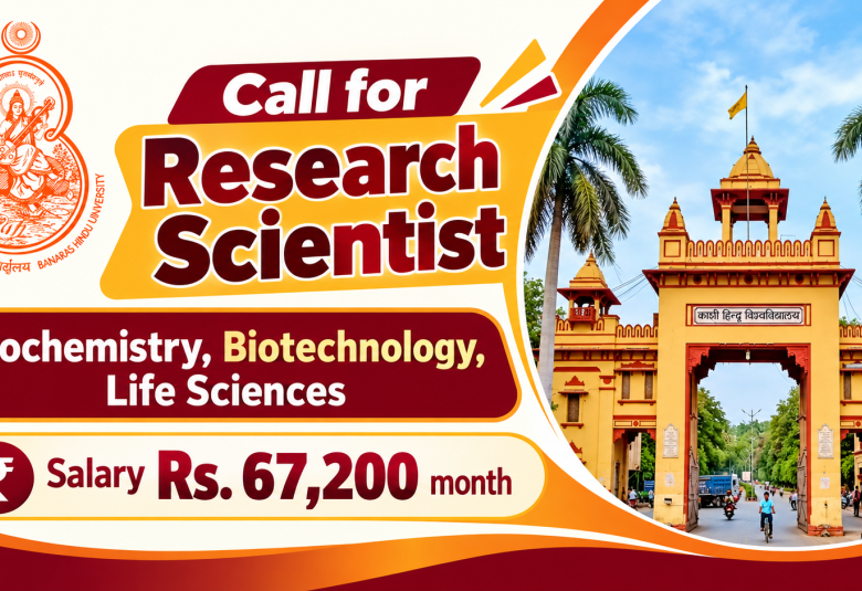 Call for Research Scientist at Banaras Hindu University