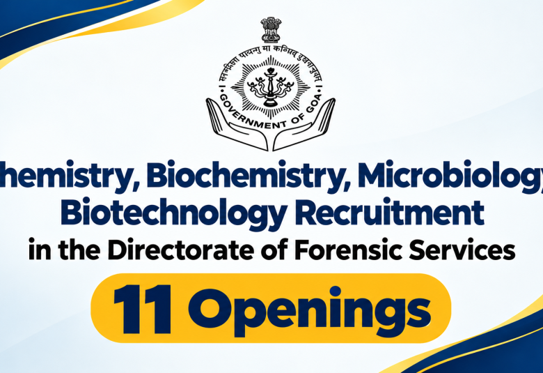 Chemistry, Biochemistry, Microbiology, Biotechnology Recruitment in the Directorate of Forensic Services