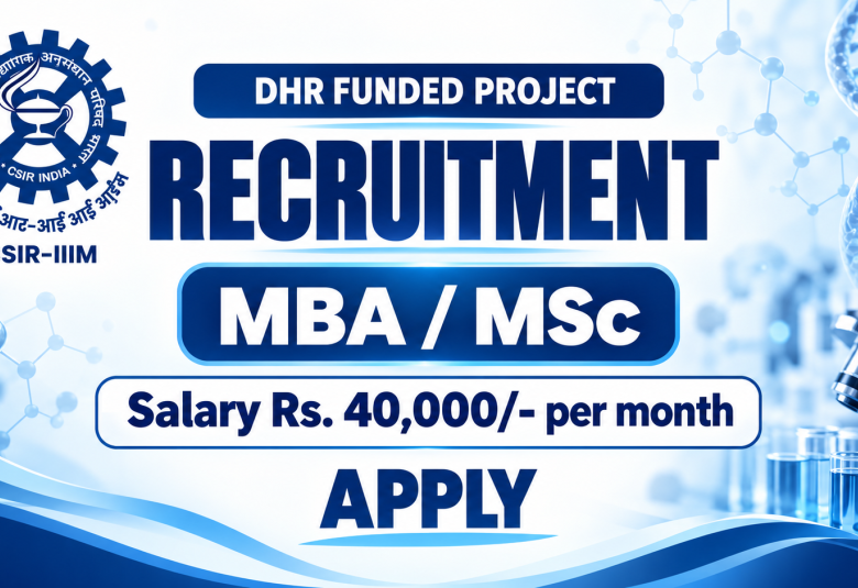 DHR funded project Recruitment at Indian Institute of Integrative Medicine