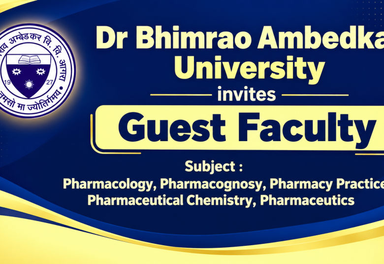 Dr Bhimrao Ambedkar University invites Guest Faculty