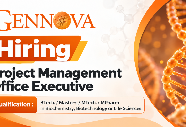 Gennova Biopharma Hiring Project Management Office Executive