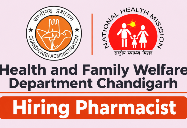 Health and Family Welfare Department Chandigarh Hiring Pharmacist