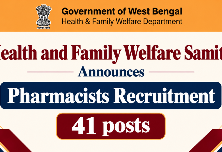 Health and Family Welfare Samity Announces Pharmacists Recruitment