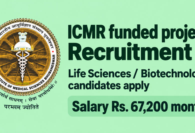 ICMR funded project Recruitment at AIIMS