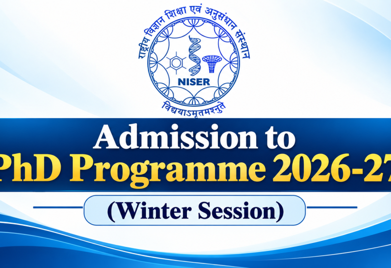NISER Admission to PhD Programme 2026-27