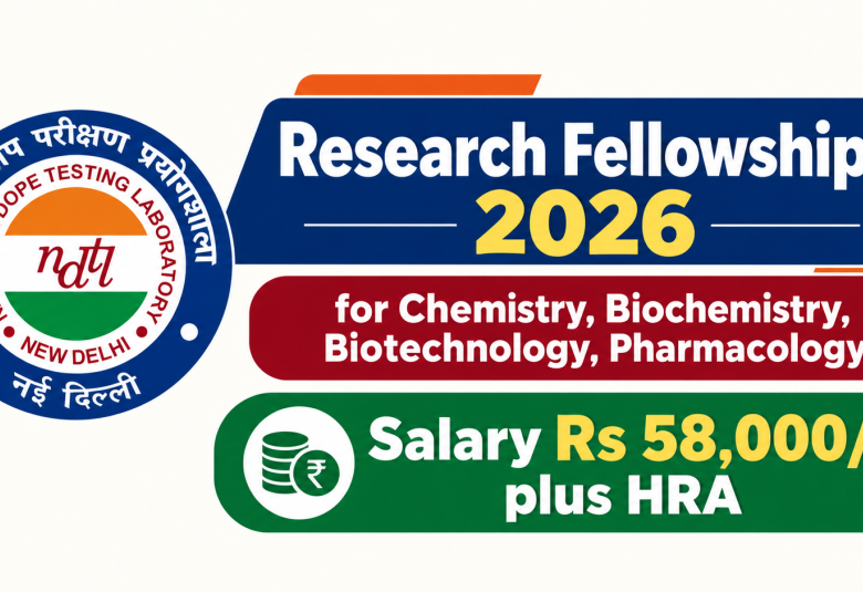 Research Fellowships 2026 at National Dope Testing Laboratory