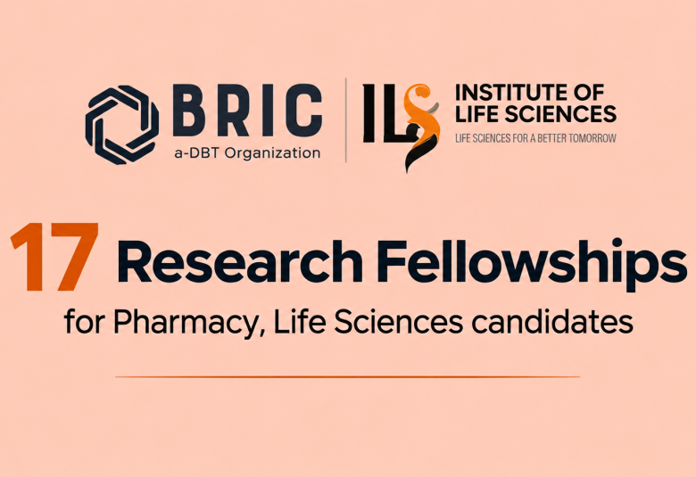 Research Fellowships for Pharmacy, Life Sciences candidates at BRIC-Institute of Life Sciences