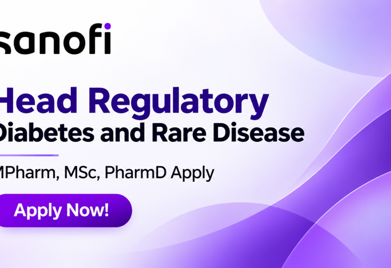 Sanofi Require Head Regulatory Diabetes and Rare Disease
