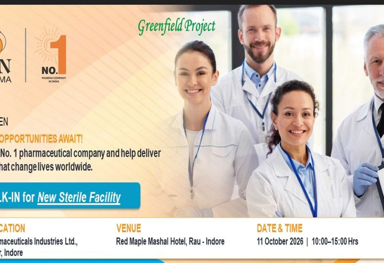 Walk in Drive for New Sterile Facility at Sun Pharma