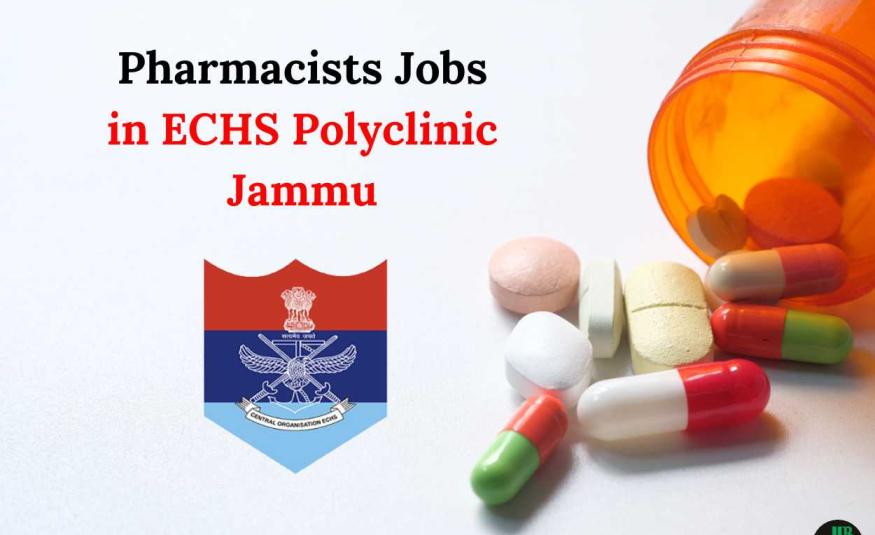 ECHS Jammu invites application for post of Pharmacist