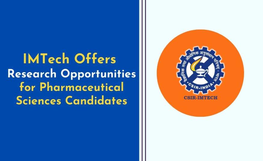 IMTech Invites Pharmaceutical Sciences Candidates for Research Positions