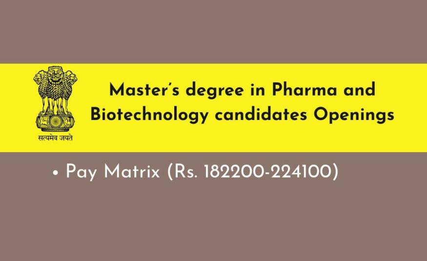 ANRF invites applications from Master’s degree in Pharma and Biotechnology candidates