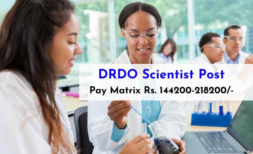 Applications are invited for post of Scientist at DRDO