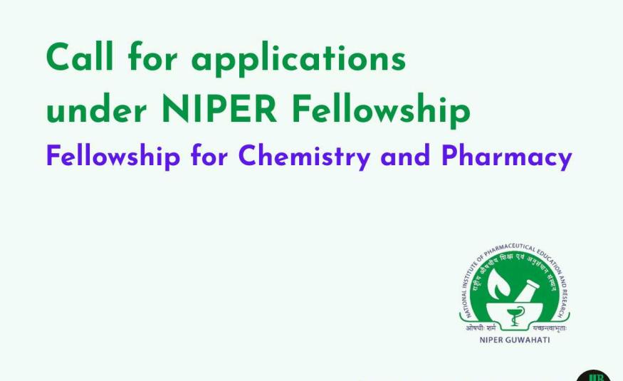 Call for applications under NIPER Fellowship