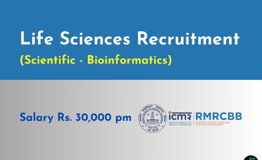 Life Sciences Recruitment at Regional Medical Research Centre