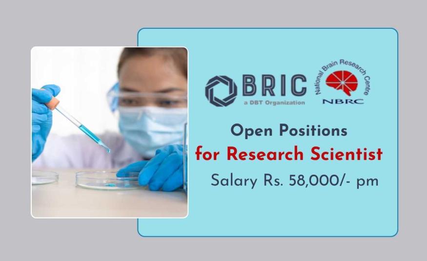 NBRC Open Positions for Research Scientist