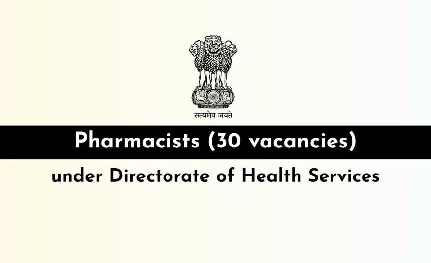 Directorate of Health Services announces Pharmacists Openings 