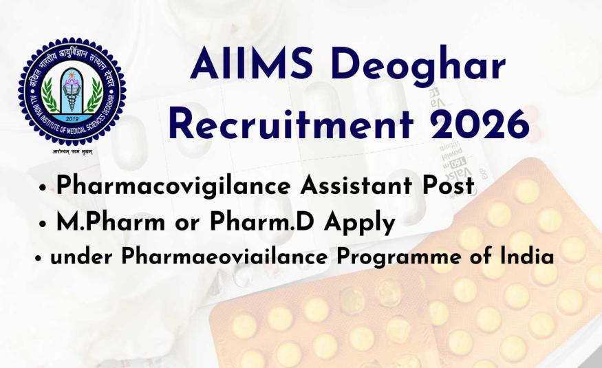 Recruitment of Pharmacovigilancc Assistant under Pharmaeoviailance Programme of lndia 