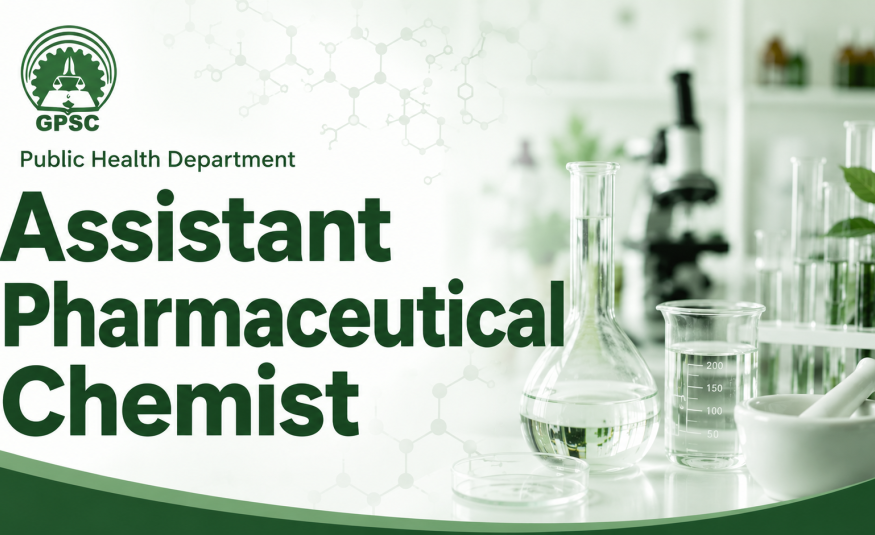 Career for Assistant Pharmaceutical Chemist under Public Health Department
