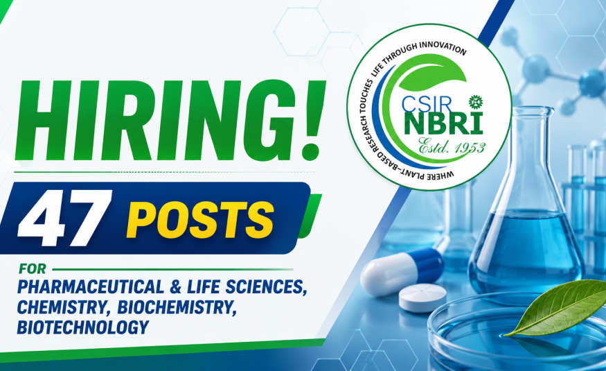 47 posts for Pharmaceutical and Life Sciences, Chemistry, Biochemistry, Biotechnology candidates at NBRI
