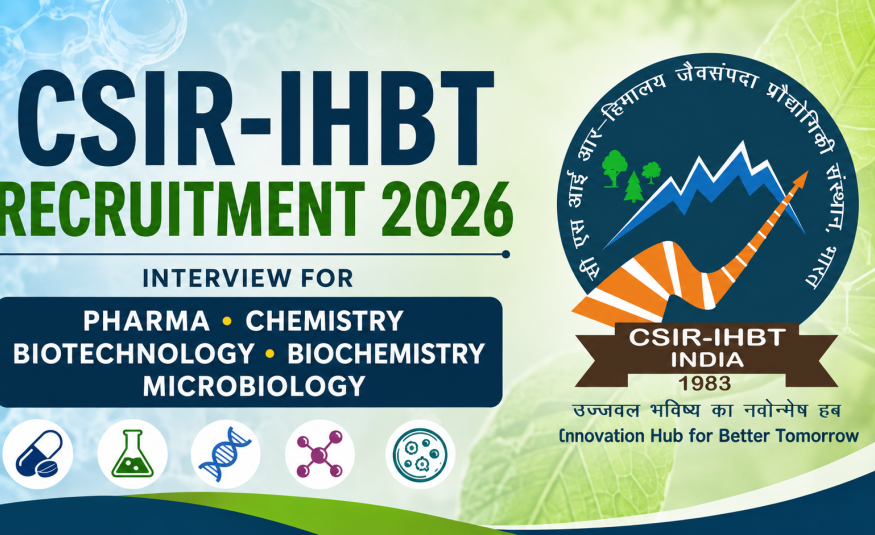CSIR-IHBT Recruitment 2026