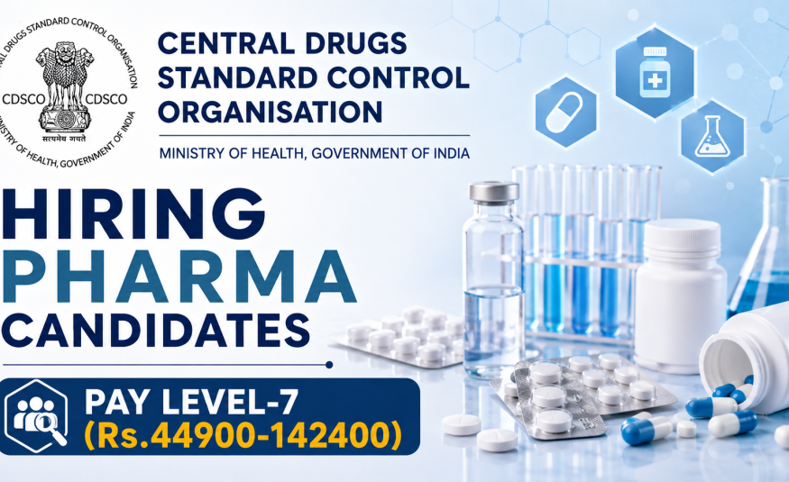 Central Drugs Laboratory Hiring Pharma candidates 