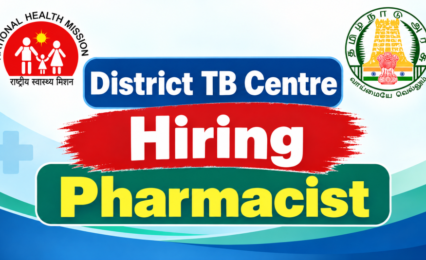 District TB Centre Hiring Pharmacist