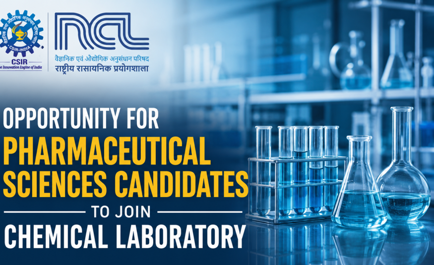 Opportunity for Pharmaceutical Sciences candidates to Join Chemical Laboratory, NCL