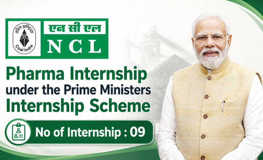 Pharma Internship under the Prime Ministers Internship Scheme, NCL