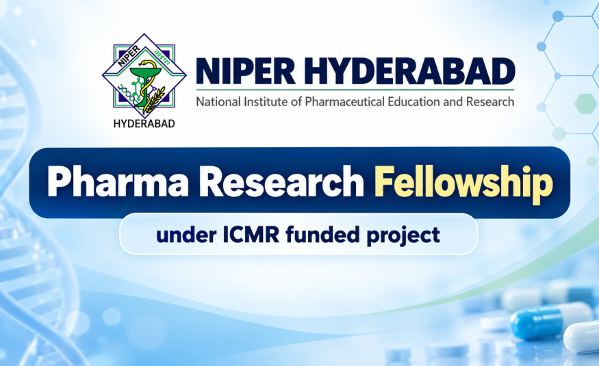 Pharma Research Fellowship under ICMR funded project at NIPER