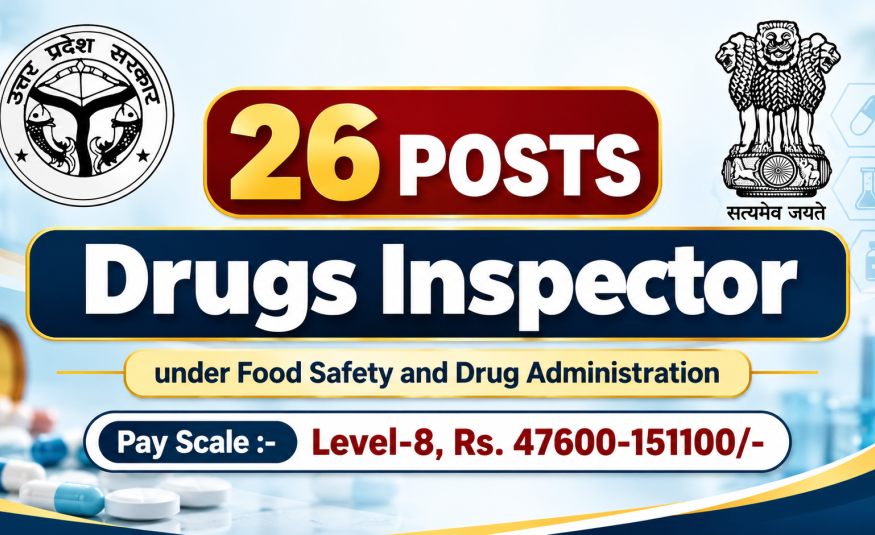 Recruitment for Drugs Inspector under Food Safety and Drug Administration