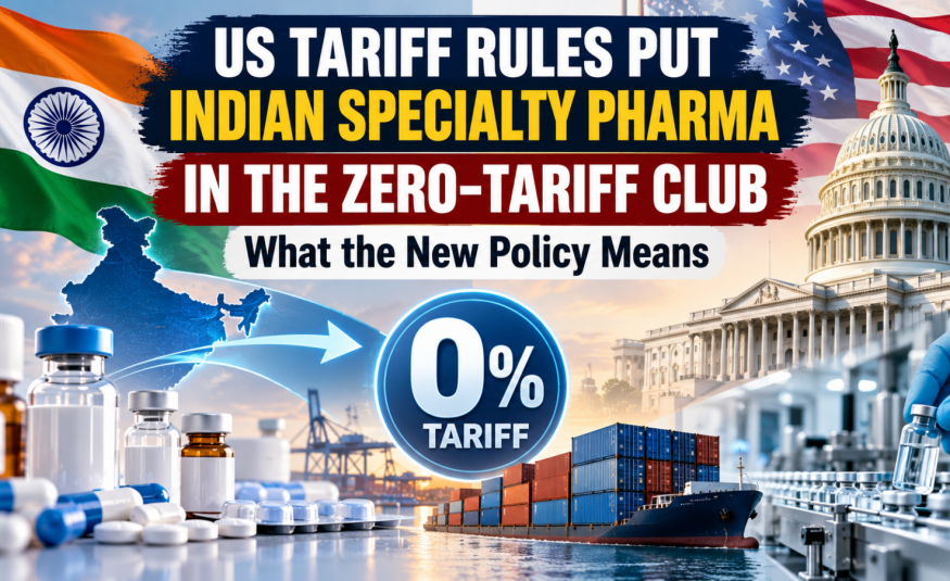 USA Tariff Rules Put Indian Specialty Pharma in the Zero-Tariff Club: What the New Policy Means