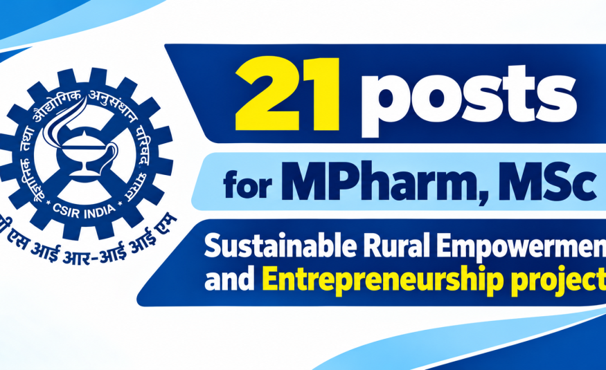 21 posts for MPharm, MSc at Indian Institute of Integrative Medicine
