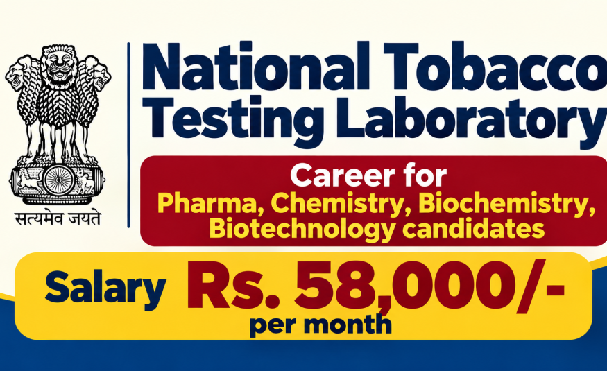 Career for Pharma, Chemistry, Biochemistry, Biotechnology candidates in NTTL