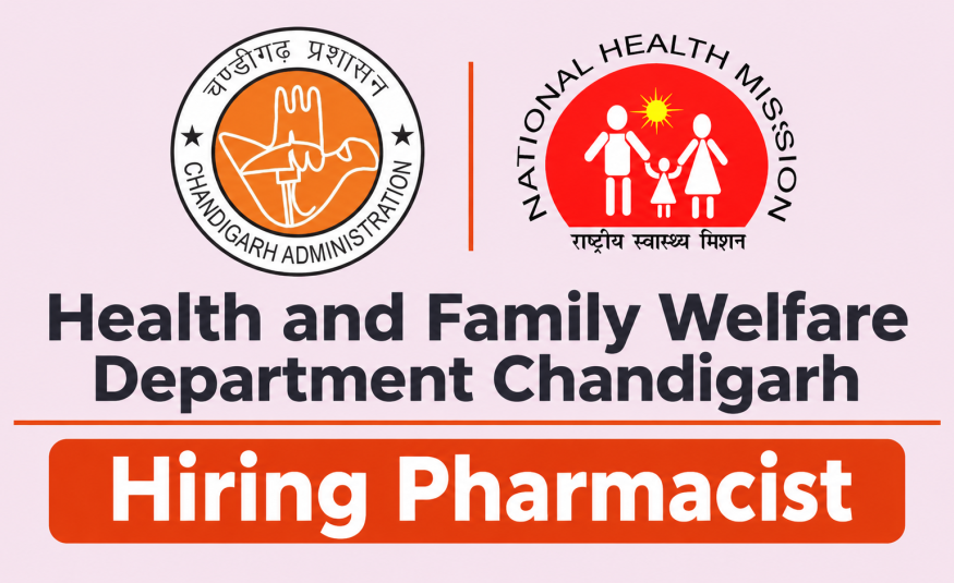 Health and Family Welfare Department Chandigarh Hiring Pharmacist
