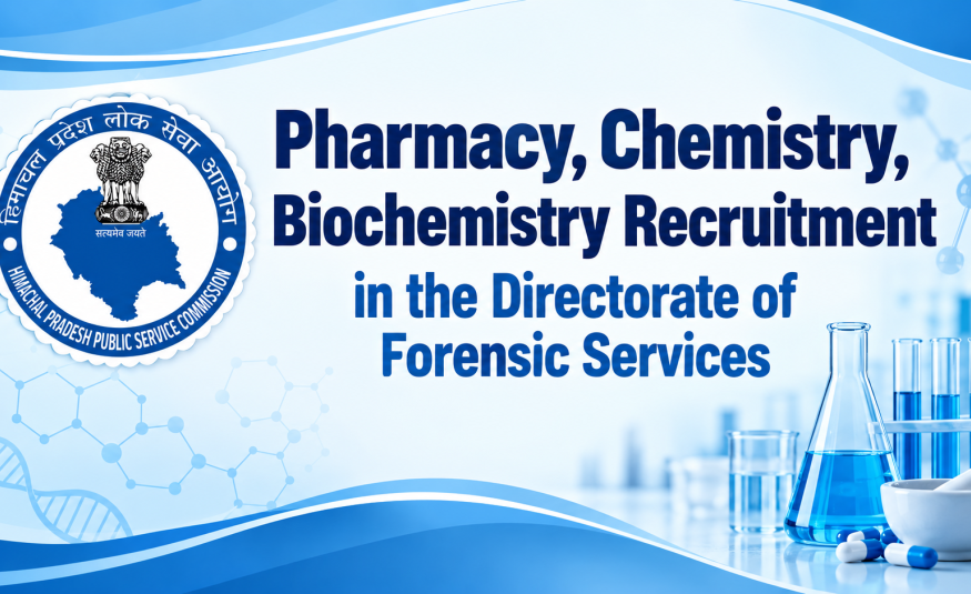 Pharmacy, Chemistry, Biochemistry Recruitment in the Directorate of Forensic Services