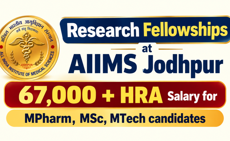 Research Fellowships at AIIMS Jodhpur