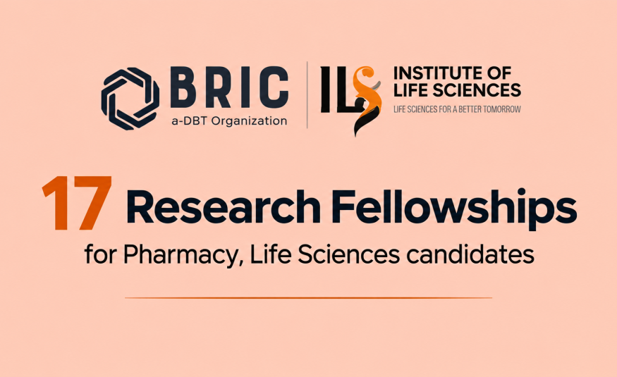Research Fellowships for Pharmacy, Life Sciences candidates at BRIC-Institute of Life Sciences