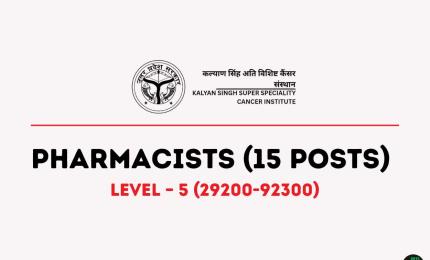 KSSSCI an autonomous Institute of the Govt looking for Pharmacists