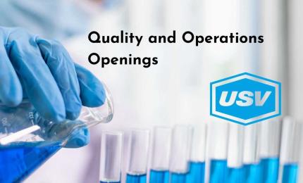 Quality and Operations Openings at USV Private Limited
