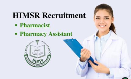Recruitment for the post of Pharmacist and Pharmacy Assistant at HIMSR