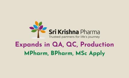 Sri Krishna Pharma expands in QA, QC, Production