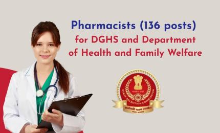 Staff Selection Commission hiring Pharmacists