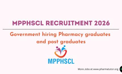 Applications invited at MP Public Health Services Corporation